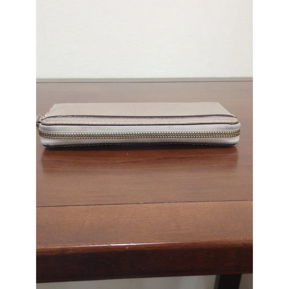 Kate Spade New York Rose Gold Wellesley Neda Metallic Leather Wallet